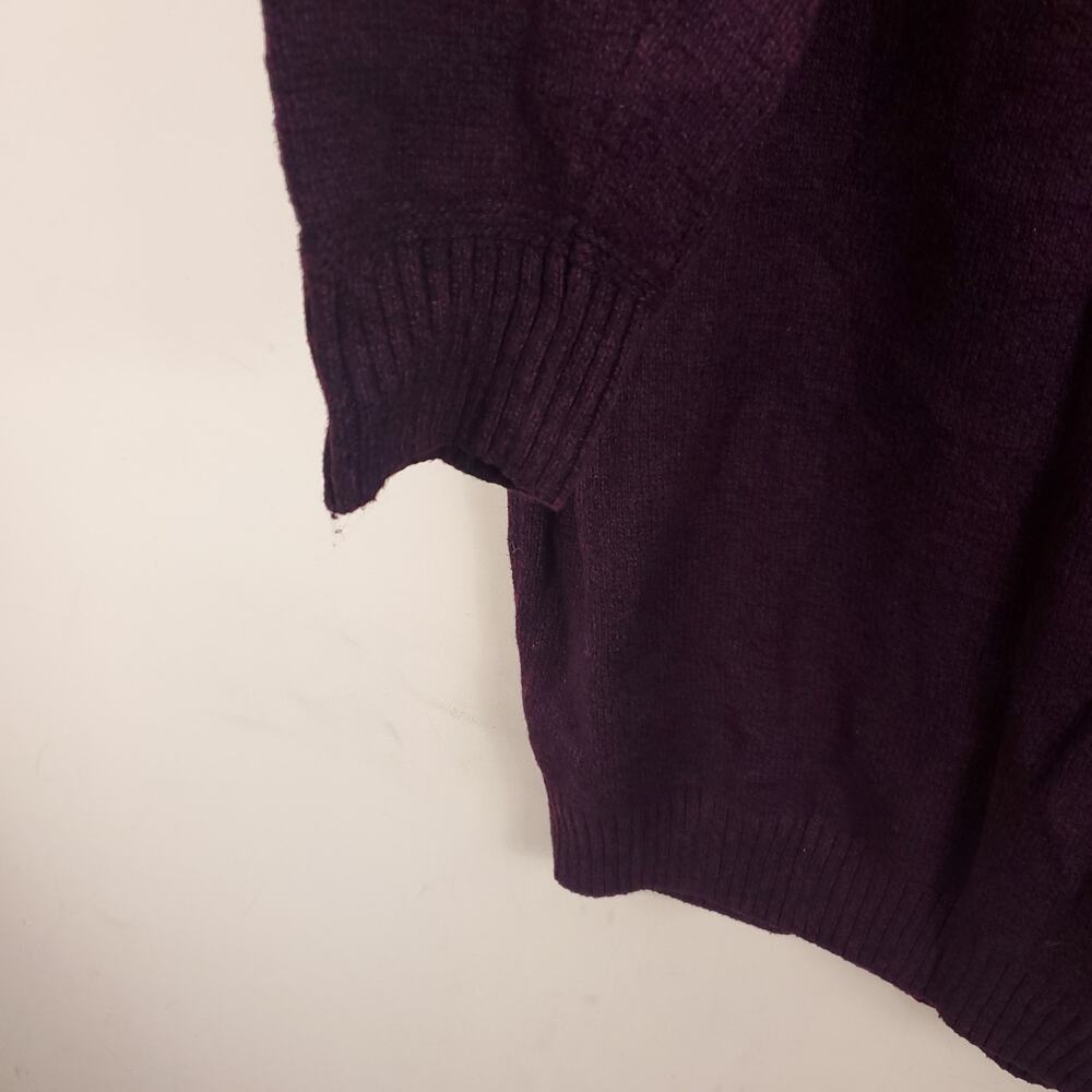American Eagle 3 Button Pull Over Sweater In Burg… - image 6